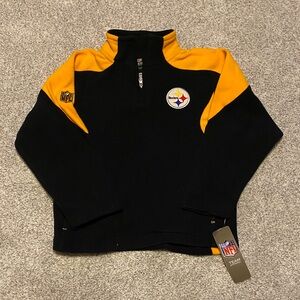 NFL Black and Gold Team Apparel Pullover kids large size 7 new